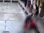 Six men can be seen attacking Tillu Tajpuriya in the CCTV video. The gangster was killed on Tuesday inside Tihar jail.