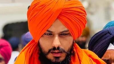 ‘Waris Punjab De’ chief Amritpal Singh was arrested by Punjab police on April 23 (File Photo) ‘Waris Punjab De’ chief Amritpal Singh was arrested by Punjab police on April 23 (File Photo)