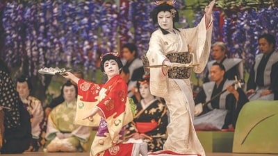 Children of Japan's traditional theatre: Meet the kabuki kids who are reviving the ancient art form (File photo) Children of Japan's traditional theatre: Meet the kabuki kids who are reviving the ancient art form (File photo)