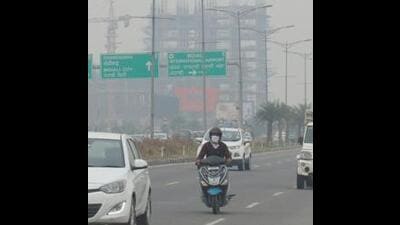 At present, commuters have to head all the way to the T-junction near the Indian School of Business, after passing by Bawa White House, to turn left towards Airport Chowk, where they again have to turn left towards the Shaheed Bhagat Singh International Airport . (HT File photo) At present, commuters have to head all the way to the T-junction near the Indian School of Business, after passing by Bawa White House, to turn left towards Airport Chowk, where they again have to turn left towards the Shaheed Bhagat Singh International Airport . (HT File photo)