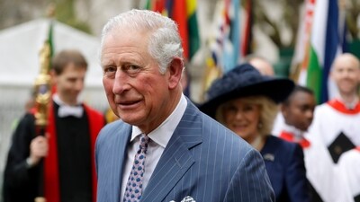 King Charles Coronation: Britain's Prince Charles and Camilla, in the background, leave after attending the annual Commonwealth Day service at Westminster Abbey in London. (AP) King Charles Coronation: Britain's Prince Charles and Camilla, in the background, leave after attending the annual Commonwealth Day service at Westminster Abbey in London. (AP)
