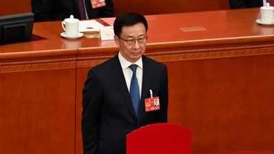 China's Vice President Han Zheng. (AFP) China's Vice President Han Zheng. (AFP)