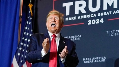 Former US President Donald Trump. (AP) Former US President Donald Trump. (AP)