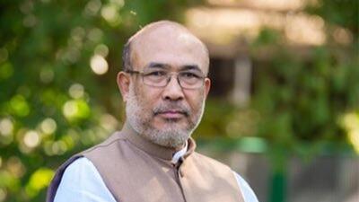 Manipur chief minister N Biren Singh. (Twitter) Manipur chief minister N Biren Singh. (Twitter)