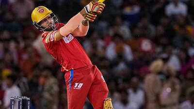 Mohali: Punjab Kings batter Jitesh Sharma plays a shot during the IPL 2023 cricket match between Punjab Kings and Mumbai Indians at Punjab Cricket Association Stadium, in Mohali, Wednesday, May 3, 2023. (PTI Photo/Manvender Vashist Lav) (PTI05_03_2023_000414B) (PTI) Mohali: Punjab Kings batter Jitesh Sharma plays a shot during the IPL 2023 cricket match between Punjab Kings and Mumbai Indians at Punjab Cricket Association Stadium, in Mohali, Wednesday, May 3, 2023. (PTI Photo/Manvender Vashist Lav) (PTI05_03_2023_000414B) (PTI)