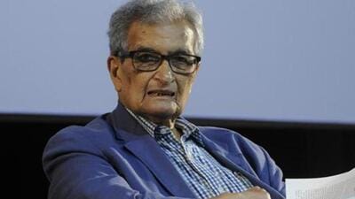 Three letters to this effect were also sent to Amartya Sen since January 24 and an eviction notice on March 17. Sen neither replied to the letters and notice nor appeared in person for the hearings (HT) Three letters to this effect were also sent to Amartya Sen since January 24 and an eviction notice on March 17. Sen neither replied to the letters and notice nor appeared in person for the hearings (HT)