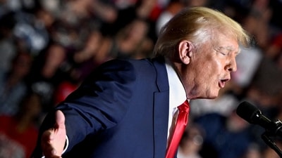 Donald Trump: Former US president Donald Trump is seen. (Reuters)
