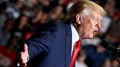 Donald Trump: Former US president Donald Trump holds a rally in Youngstown. (Reuters)