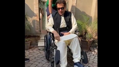 Former Pakistan PM and Pakistan Tehreek-e-Insaf (PTI) Chairman Imran Khan (source:Twitter/@PTIofficial) Former Pakistan PM and Pakistan Tehreek-e-Insaf (PTI) Chairman Imran Khan (source:Twitter/@PTIofficial)