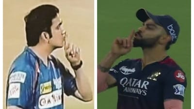 Gautam Gambhir and Virat Kohli were docked full match fees for their on-field behaviour in IPL