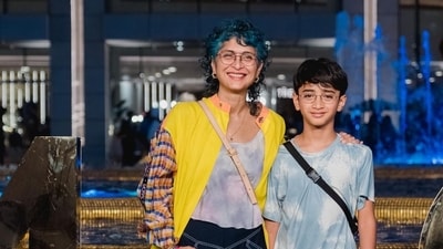 Aamir Khan ex-wife Kiran Rao with their son Azad attends The Sound Of Music opening. She was also spotted at NMACC's grand launch in March. Aamir Khan ex-wife Kiran Rao with their son Azad attends The Sound Of Music opening. She was also spotted at NMACC's grand launch in March.