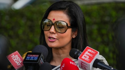 TMC MP Mahua Moitra. (PTI)