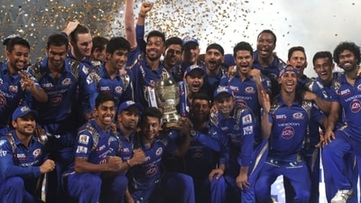 Mumbai Indians won their second IPL trophy in 2015. (BCCI)