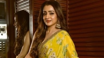 Trisha Krishnan’s Eid wish for fans came giftwrapped like this... (Instagram/@trishakrishnan) Trisha Krishnan’s Eid wish for fans came giftwrapped like this... (Instagram/@trishakrishnan)