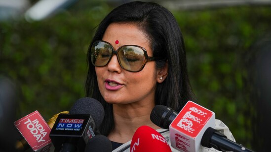 TMC MP Mahua Moitra. (PTI)