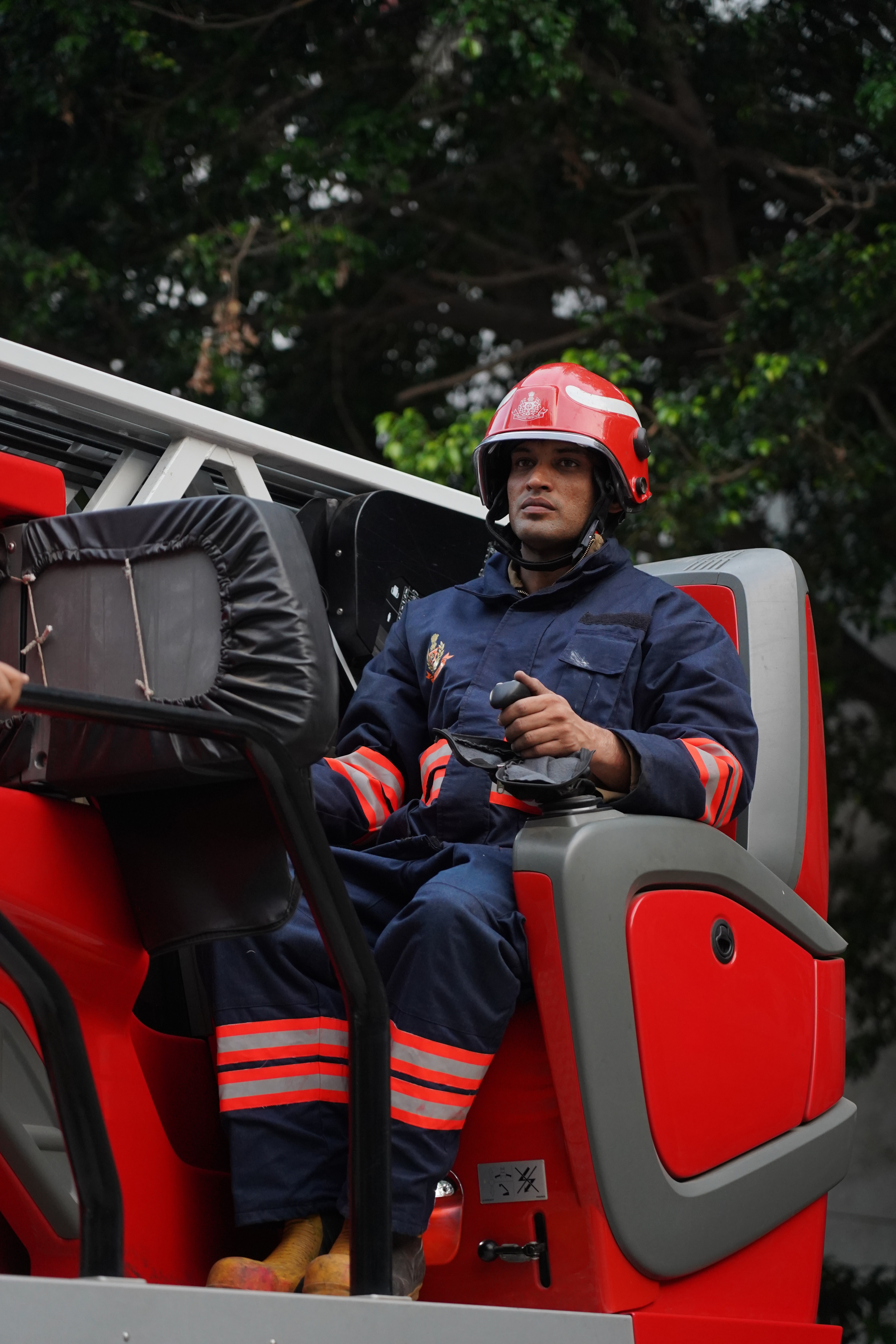 Sehrawat says he wanted to become a firefighter since a very young age.