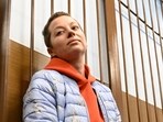 Russian theater director Yevgeniya Berkovich, detained on charges of justification of terrorism over her award-winning play. Russian theater director Yevgeniya Berkovich, detained on charges of justification of terrorism over her award-winning play.