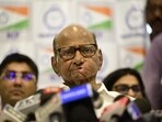 Sharad Pawar addresses presser in Mumbai. Sharad Pawar addresses presser in Mumbai.
