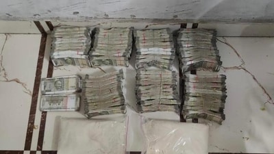 The Model Code of Conduct (MCC) is in place in Karnataka, therefore, moving a large sum of cash without proper documents is not permitted. The Model Code of Conduct (MCC) is in place in Karnataka, therefore, moving a large sum of cash without proper documents is not permitted.