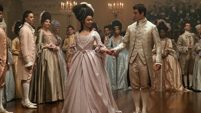 India Amarteifio and Corey Mylchreest star in the period drama. India Amarteifio and Corey Mylchreest star in the period drama.