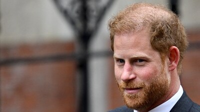 Britain's Prince Harry's seat in the coronation won't be hidden behind a pillar according to experts. (REUTERS)