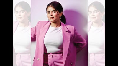 Content creator and social media star Dharna Durga uploaded her first video in May 2020, after being urged by her friends. (Photographs by Raj K Raj) Content creator and social media star Dharna Durga uploaded her first video in May 2020, after being urged by her friends. (Photographs by Raj K Raj)