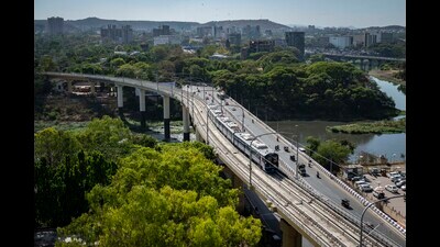 Despite several trial runs, the team found issues in few stations of Pune Metro. (HT PHOTO)