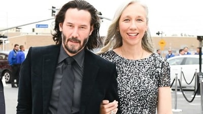 Keanu Reeves and Alexandra Grant (Twitter) Keanu Reeves and Alexandra Grant (Twitter)