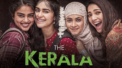 The official poster of The Kerala Story which will be released on May 5. (PTI) The official poster of The Kerala Story which will be released on May 5. (PTI)