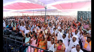 The BJP can take some encouragement from some findings in a recent, reliable pre-poll survey by CSDS-Lokniti. It found that voters were reasonably satisfied with key state government programmes to provide benefits (ANI) The BJP can take some encouragement from some findings in a recent, reliable pre-poll survey by CSDS-Lokniti. It found that voters were reasonably satisfied with key state government programmes to provide benefits (ANI)