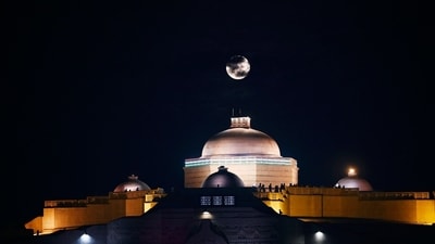Buddha Purnima's full moon coincides with penumbral lunar eclipse on May 5. Penumbral lunar eclipse is one of the three types of lunar eclipse when only the more diffused outer shadow of the Earth – the penumbra – falls on the moon’s face. This eclipse is considered much more subtle, and much more difficult to observe than the other two types -- total or partial eclipse. (HT Photo) Buddha Purnima's full moon coincides with penumbral lunar eclipse on May 5. Penumbral lunar eclipse is one of the three types of lunar eclipse when only the more diffused outer shadow of the Earth – the penumbra – falls on the moon’s face. This eclipse is considered much more subtle, and much more difficult to observe than the other two types -- total or partial eclipse. (HT Photo)