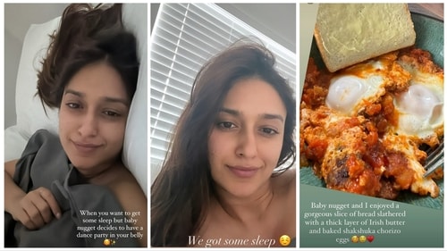 Ileana D'Cruz shared new pics on Instagram Stories.