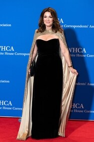 Television personality Lisa Vanderpump poses for photographers as she arrives at the annual White House Correspondents' Association Dinner in Washington, (AP) Television personality Lisa Vanderpump poses for photographers as she arrives at the annual White House Correspondents' Association Dinner in Washington, (AP)