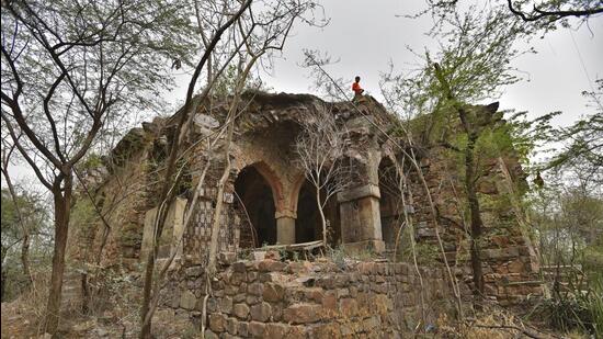 An official said that the demand for haunted walks at Malcha Mahal in Chanakyapuri is very strong. (HT Photo)