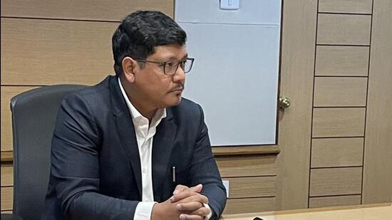 Chief minister Conrad K Sangma called an urgent meeting to discuss the situation in Manipur. (Twitter)