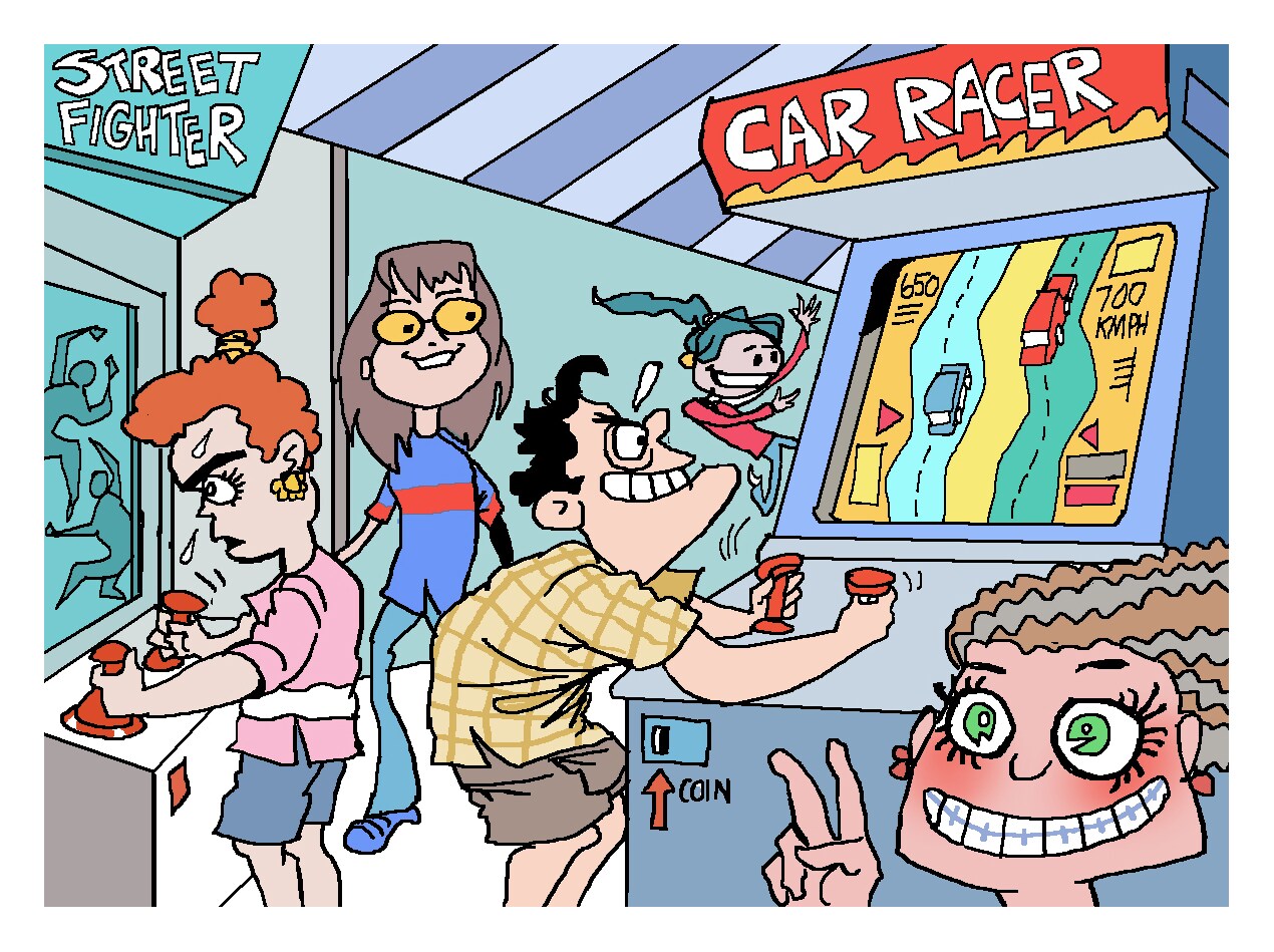 There was a brief moment when arcade games ruled. (HT illustration: Jayanto) There was a brief moment when arcade games ruled. (HT illustration: Jayanto)