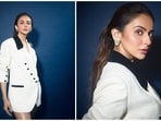 Rakul Preet sure knows how to woo the fashion police with her wardrobe picks. Her Instagram handle is buzzing with photos in stylish fits. In her latest post, the actor can be seen making heads turn in a blazer dress.&nbsp;