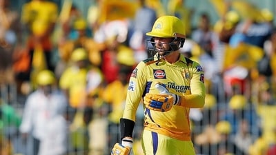 Chennai Super Kings player Devon Conway (IPL Twitter) Chennai Super Kings player Devon Conway (IPL Twitter)