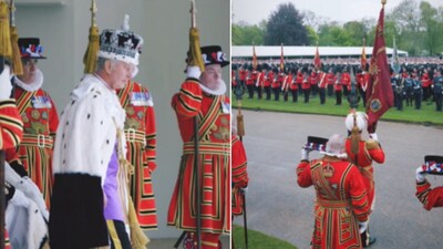 The image shows King Charles receiving thunderous three cheers at Buckingham Palace. (Instagram/@theroyalfamily) The image shows King Charles receiving thunderous three cheers at Buckingham Palace. (Instagram/@theroyalfamily)