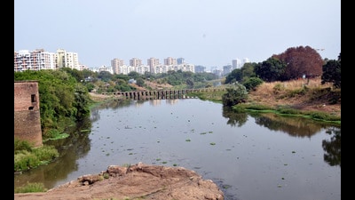PCMC has finalised the tender for the Mula river rejuvenation project and the development will be carried out on the 8.80-kilometre stretch starting from Wakad bypass to Sangvi. (HT PHOTO)