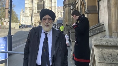Lord Indarjit Singh, the House of Lords peer representing the Sikh faith at King Charles III's Coronation ceremony. (PTI) Lord Indarjit Singh, the House of Lords peer representing the Sikh faith at King Charles III's Coronation ceremony. (PTI)
