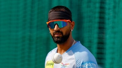 Krunal Pandya will captain LSG in KL Rahul's absence. (PTI) Krunal Pandya will captain LSG in KL Rahul's absence. (PTI)
