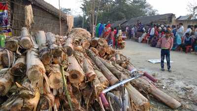 The workshop of Ishanagar women who churn out banana fibre from agriculture waste. (Sourced)