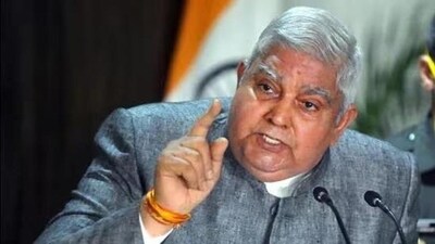 Vice president Jagdeep Dhankhar (File Photo) Vice president Jagdeep Dhankhar (File Photo)