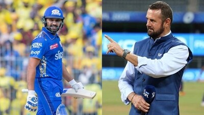 Rohit Sharma; Simon Doull Rohit Sharma; Simon Doull