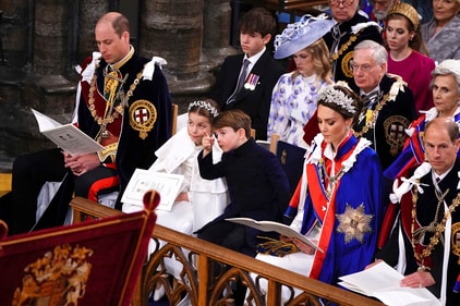 Prince Louis with his sister Princess Charlotte. (AP) Prince Louis with his sister Princess Charlotte. (AP)