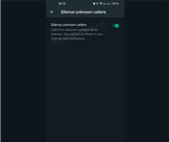This screenshot shared by WABetaInfo shows where the feature can be found on WhatsApp.