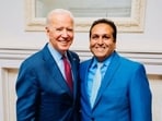 US President Joe Biden and Indian-American entrepreneur Ajay Bhutoria US President Joe Biden and Indian-American entrepreneur Ajay Bhutoria