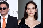 Joey Essex (left) and Lily James. Joey Essex (left) and Lily James.
