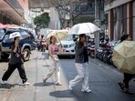 In April, Asian countries sweltered under hot conditions -- posting record or near-record temperatures. In April, Asian countries sweltered under hot conditions -- posting record or near-record temperatures.